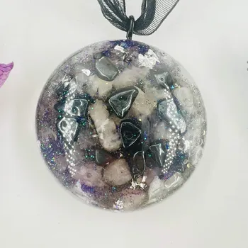 Přívěsek Orgonitový medailon - přívěsek pro očištění, ochranu a lásku