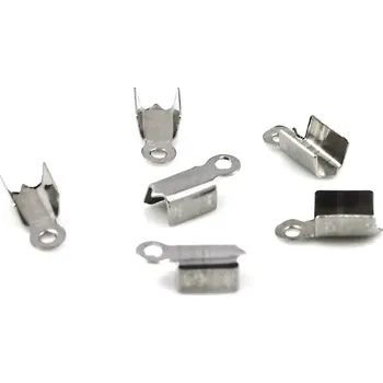 Materiál na výrobu šperku Koncovky na šňůrky z nerezové oceli 9,5mm – 20 ks