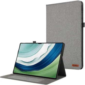 Pouzdro na tablet VSECHNONAMOBIL 105110 FABRIC Zaklápěcí kryt pro Huawei MatePad Pro 12.2 šedý