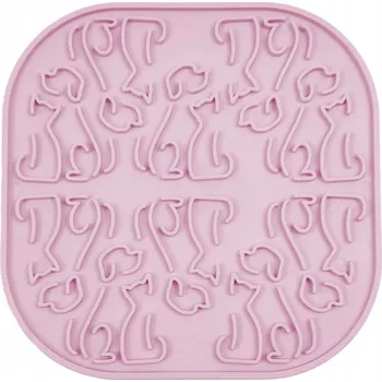 Miska pro psa Jedna silikonová miska Fiboo růžová 0,3 l