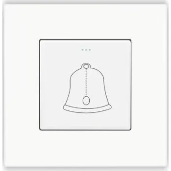 Zvonek na kolo ZVONEK KLASICKÝ TLAČÍTKOVÝ SPÍNAČ NA ZEĎ MECHANICKÝ PLASTOVÝ