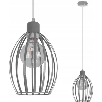 ZÁVĚSNÉ STROPNÍ SVÍTIDLO LUSTR JEDNODUCHÝ LOFT ZÁVĚSNÝ KOVOVÝ E27 LED