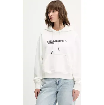 Dámská mikina Mikina Karl Lagerfeld Jeans A2W20053 bílá 00X, vel. XL