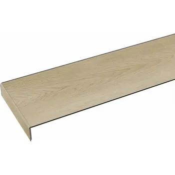 Schodnice BUKOMA Ohýbaný podlahový dílec pro schody bez nosu Dub Pískový Elegance Typ ohybu: Levý