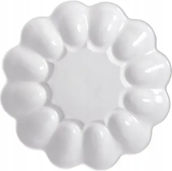 Talíř TALÍŘ MÍSA na VEJCE Podstavec Porcelán Velikonoce 22 cm