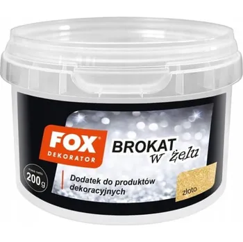 barva na zeď Atlas Fox Glitter pro gelové barvy 200 g zlatá