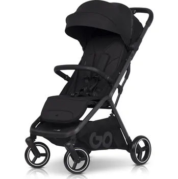 Kočárek Sportovní kočárek kočárek EasyGo Hero Ebony Black s automatickým skládáním (W/EA/HERO/EB)