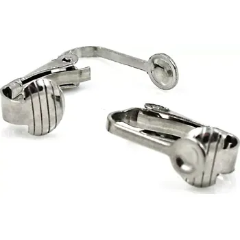 Materiál na výrobu šperku Klipsa nerezová – 2 ks