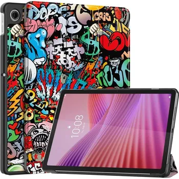 Pouzdro na tablet VSECHNONAMOBIL 105066 ART Zaklápěcí pouzdro pro Lenovo Tab 10.1 GRAFFITI