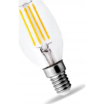 Žárovka ŽÁROVKA C35 FILAMENT LED EDISON 6W E14 C35 RETRO TEPLÁ BÍLÁ
