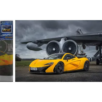 Puzzle Norimpex Diamantové malování Žlutý sporťák na letišti 30x40cm