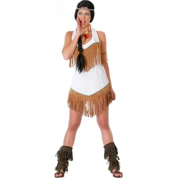 Karnevalový kostým Fiestas Guirca Indiánka - kostým hnědá - velikost M 38/40
