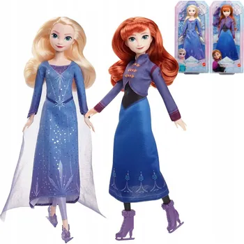 Panenka LEDOVÉ KRÁLOVSTVÍ FROZEN SADA PANENKA ELSA A ANNA NA BRUSLÍCH JBG53+JBG54