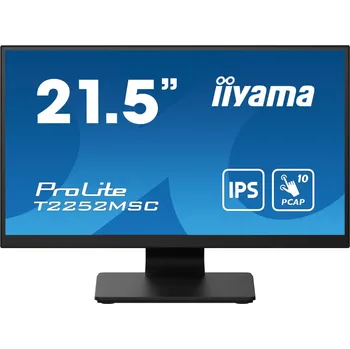 Monitor iiyama 22" LCD iiyama T2252MSC-B2: IPS,FHD,10P,DP,HDMI