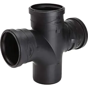 Vodovodní potrubí Huliot Ultra Silent Odbočka odpadní dvojitá USDA 87,5° tichá 110/110/110 mm, 7071044870