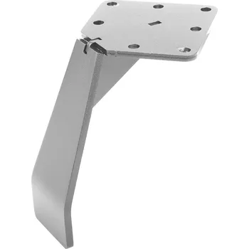 Nábytkové kování Mila Design MILADESIGN zkosená nábytková noha Etéro ET N13050 stříbrná (RAL9006)