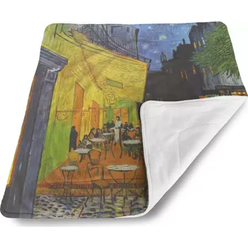 deka Sablio Dětská deka pro miminko Terasa kavárny v noci - Vincent van Gogh - 80x100 cm