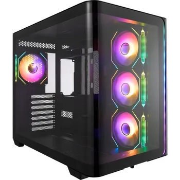 PC skříň Fortron FSP M580-BA/Midi Tower/Transpar./Černá