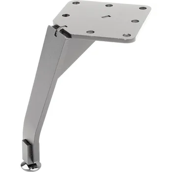 Nábytkové kování Mila Design MILADESIGN zkosená nábytková noha Etéro ET N13026 stříbrná (RAL9006)