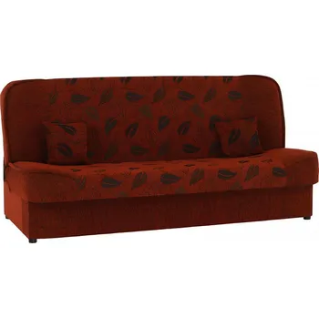 Pohovka Rozkládací pohovka, látka cihla / vzor, ASIA NEW