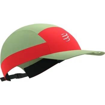 Kšiltovka Compressport kšiltovka 5 Panel Light Cap 2025 - světle zelená/červená