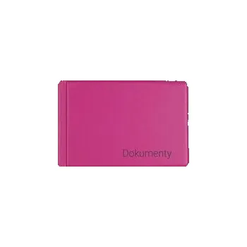 Set školních potřeb Okładka na dokumenty małe pink