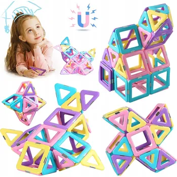 ostatní stavebnice SADA 40 KS MAGNETYCZNE STAVEBNICE, SADY HRAČEK PRO DĚTI