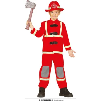 Karnevalový kostým Fiestas Guirca Hasičský oblek - dětský kostým - věk 10 - 12 roků - 142 - 148 cm
