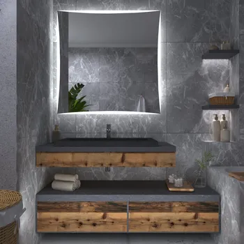 Zrcadlo DARAMIO Zrcadlo s LED osvětlením F5 40x110 cm