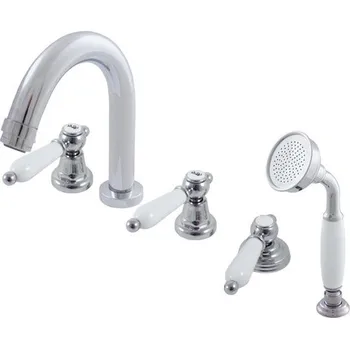 Vodovodní baterie MORAVA RETRO - Vanová baterie 5-otvorová, Chrom, 1/2" (MK562.5P) RAV Slezák