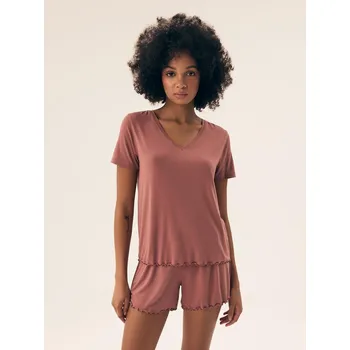 Pánské pyžamo Henderson Dámské pyžamo 43022 kr/r Noves S-3XL černá XL