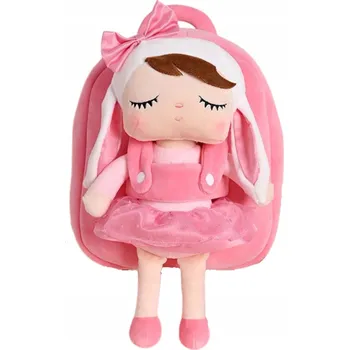 Dětský batoh Batoh Metoo s vyjímatelným plyšákem - Králíček, hit pro roční holčičky