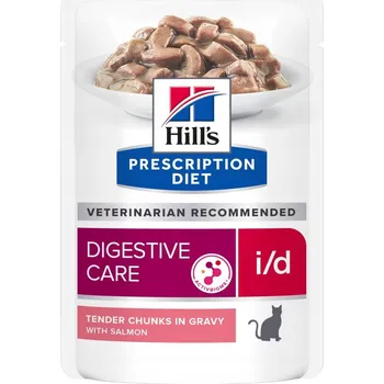 Krmivo pro kočku Hill's PD Feline i/d Digestive Care losos kapsička omáčka 85g