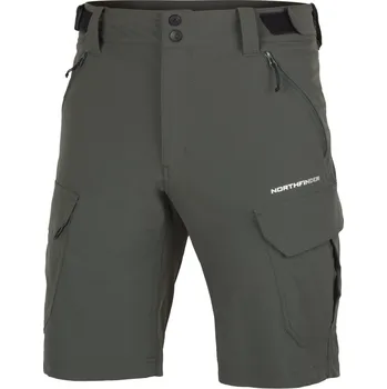 Pánské kraťasy Northfinder Pánské trekingové strečové kapsáčové šortky ANTHON, zelená, XL