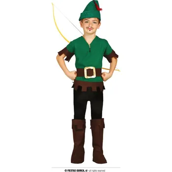 Karnevalový kostým Fiestas Guirca Dětský kostým Robin Hood II - věk 5 - 6 roků - 110 - 115 cm