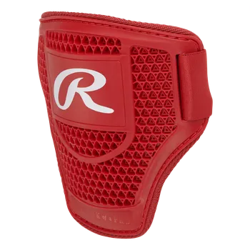 Chránič hrudi na baseball a softball Chránič loktů baseballových/fastpitchových odpalovačů RAWLINGS (malý) - červený