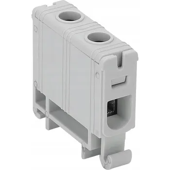 TRACON Kompaktní svorka na DIN lištu, šedá 1.5-16mm2 max. 85A FLEAL-16/1