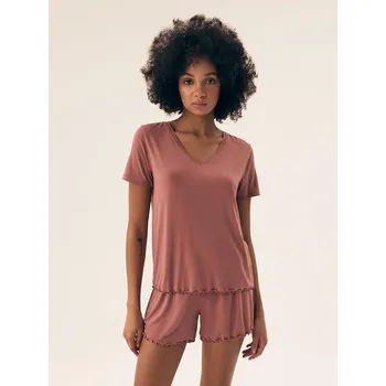 Pánské pyžamo Henderson Dámské pyžamo 43022 kr/r Noves S-3XL černá XL