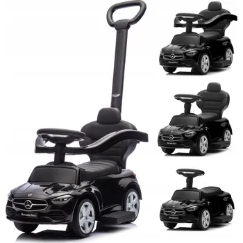 Odrážedlo SPORTOVNÍ ODRÁŽEDLO MERCEDES C-CLASS MĚKKÁ KOLA ABS 4V1 KŮŽE