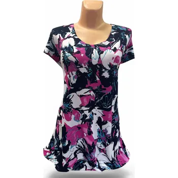 Dámská tunika Halenka MORE, Barva Růžová, Velikost 38 - na zakázku, Materiál 96% Viskoza 4% Lycra