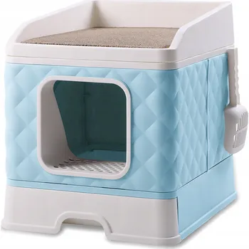 Krytá kočičí toaleta GLOBANI 50,5 cm x 41 cm x 49 cm