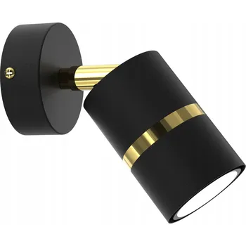 Nástěnné svítidlo Nástěnná lampa černá zlatá | Jockey