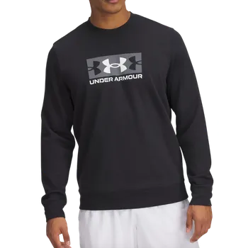 Pánské tričko Triko s dlouhým rukávem Under Armour UA Rival Terry Logo Crew Q2 1390140-001 Velikost XXL
