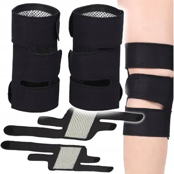 MAGNETICKÁ BANDÁŽ NA KOLENO 20 Magnetů Stabilizátor Orteza Stahovák Pár