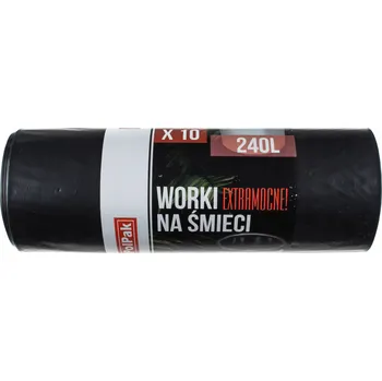 Pytle na odpadky Pytle na odpad EXTRAMOCNE 240L POLPAK 10 KS Zmrazené LOĎ