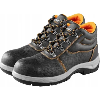 Pracovní obuv Kožené kotníkové boty S1 SRC, ocelová špička, velikost 40