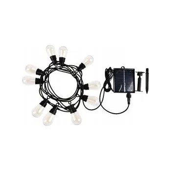 Venkovní osvětlení Světelný řetěz Rabalux 650 cm solární černý