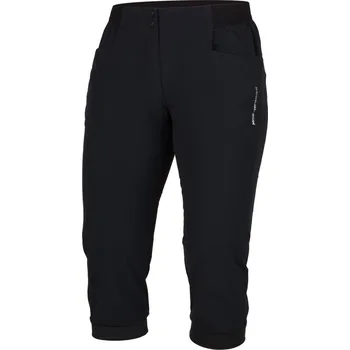 Dámské oblečení Northfinder Dámské trekingové strečové komfortní 3/4 šortky NIKKI, černá, S