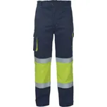 Cerva Strip Fm Hv Multinormní kalhoty HI-VIS 03520102 žlutá/navy 3XL