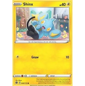 Volný čas Pokémon BRS 049/172 Shinx - Brilliant Stars Stav: Near Mint, Verze: REVERSE HOLO